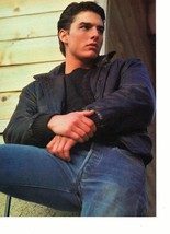 Tom Cruise Michael J. Fox teen magazine pinup clipping bulge super young house - £2.80 GBP