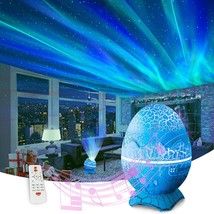 Northern Lights Aurora Projector Dinosaur Egg Star Projector for Bedroom - £31.85 GBP