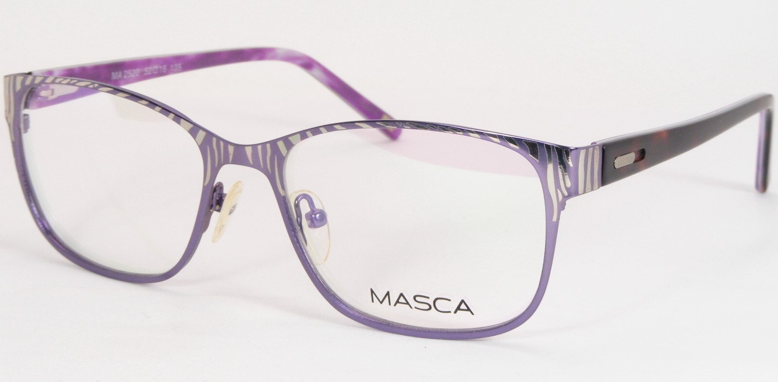 Masca MA2520 Lila Einzigartig Brille Metall Rahmen 52-16-135mm (Notizzet... - $55.95