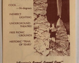 Vintage Cimberland Caverns brochure McMinnville Tennessee - £6.25 GBP