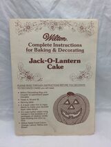 Wilton Jack-O-Lantern Cake Pan Instructions For Baking And Decorating - €7,69 EUR