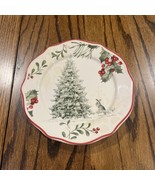 Better Homes And Gardens Heritage Winter Forest Tree Collection Salad Pl... - $20.81 CAD