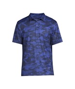 Ben Hogan Performance Polo Golf Shirt Men&#39;s Navy Blue Camo Small 34-36 NEW - $11.82