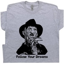 Freddy Krueger T Shirt Cool Horror Movie Shirts Retro 80s 90s Horror Movie Tee - £16.23 GBP