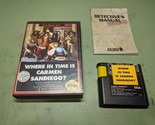 Where in Time is Carmen Sandiego Sega Genesis Complete in Box - $20.49