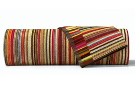 Missoni Home Jazz Color 156 Towel - Striped Terry Red &amp; Orange - £23.97 GBP+