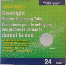 Assured Overnight Denture Cleansing Tabs    24 Count - $6.99