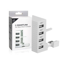 C-SMARTLINK USB hub for Xbox One S console 4-port USB 2.0 hub console expansion - £10.77 GBP