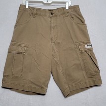 Polo Jeans Co 67 Ralph Lauren Cargo Freighter Shorts Mens 34 Brown Casual - £31.75 GBP