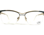 Cazal Eyeglasses Frames MOD.4272 COL.001 Green Gold Square Half Rim 55-1... - $215.34