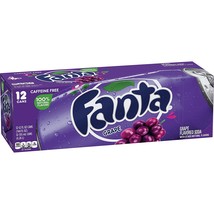 12 Cans of Fanta Grape, 12 fl oz  - £23.69 GBP