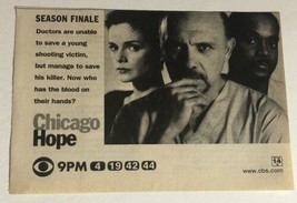 Chicago Hope Tv Show Print Ad Vintage Hector Elizondo Rocky Carroll TPA2 - £4.65 GBP