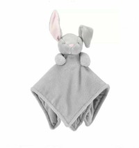 NWT Carters Gray Grey Bunny Rabbit Security Blanket Soft Plush Lovey Toy 67781 - £39.41 GBP
