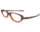 Vintage Oakley Eyeglasses Frames Tangent 11-715 Lava Matte Red Orange 48... - $55.73