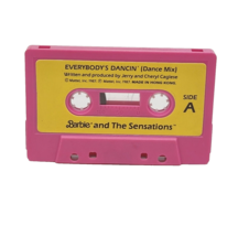VINTAGE 1987 BARBIE AND THE SENSATIONS DANCE MIX PINK CASSETTE TAPE MATTEL - $14.25