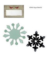 Sizzix Basic Grey Nordic Holiday Collection Bigz And Sizzlits Die Snowfl... - $41.94