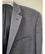 Lauren Ralph Lauren Sport Coat Mens 44R Silk &amp; Wool Blue Plaid Two Butto... - $44.42