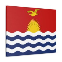 Kiribati Country Flag Canvas Vibrant Wall Art Unframed Home Decor - £61.70 GBP+
