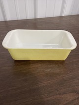 Vintage PYREX Loaf Pan #213 Desert Dawn Yellow Speckled 1.5 Qt Ovenware - $20.46