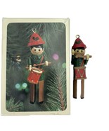 Vintage 1981 Hallmark Drummer Boy Clothespin Christmas Ornament Keepsake... - $6.15 CAD
