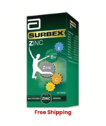 1 X Surbex Zinc B Plus High Strength Vitamin B Improve Stamina Anti-Stre... - $735.63 MXN