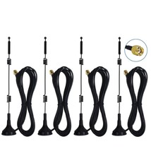 Dual Band Long Range Wifi Antenna (4-Pack), 9Dbi 2.4Ghz 5Ghz 5.8Ghz Rp-Sma Conne - £19.17 GBP