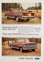 1968 Print Ad Ford Pickup Trucks with Twin-I-Beam Suspension  - £12.63 GBP