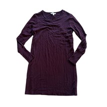 Athleta Long Sleeve Burgundy Dress With Back Cutout XS Modal/Spandex - $22.86
