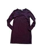 Athleta Long Sleeve Burgundy Dress With Back Cutout XS Modal/Spandex - $419.94 MXN