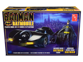 Skill 2 Model Kit Batmobile with Resin Batman Figurine &quot;Batman&quot; (1989)  1/25 Sca - $52.15