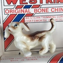 1980s Westrim Attentive Brown Dog Original Bone China Figurine New NOS 1... - £7.32 GBP