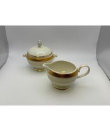 Mikasa Fine China PALATIAL GOLD Creamer &amp; Sugar Bowl Set - €47,59 EUR