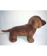 Build A Bear Brown Dachshund Weiner Dog Plush 17&quot; Stuffed Animal BABW - $13.30