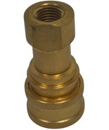 Commercial Extraction Brass Coupler-Female Quick Disconnect 1/4 Inch QB04BF - $35.24 CAD