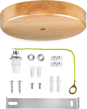 Arturesthome Wooden Ceiling Canopy Kit with Hardware, Handmade Natural W... - $18.08