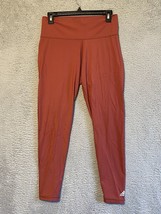 Adidas Pants Style Cotton Stretch Leggings Sz Large Pink - $8.71