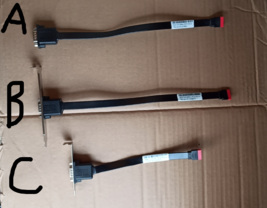 Lenovo Serial cable com2 Port narrow W/FULL Half bracket 5C10U58748 5C10... - $13.99