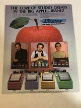 1982 Ibanez Studio Effects Vintage Print Ad pa9 - $8.90