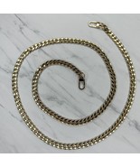 Gold Tone Flat Chain Link Purse Handbag Bag Replacement Strap - £14.00 GBP