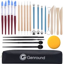 Diy Polymer Clay Tools, 25Pcs Polymer Clay Sculpting Tools With Storage Bag Mode - £17.57 GBP