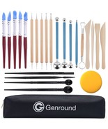 Diy Polymer Clay Tools, 25Pcs Polymer Clay Sculpting Tools With Storage ... - £17.29 GBP