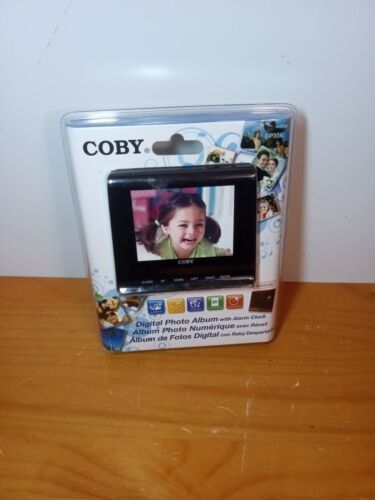 Coby Digital Photo Album w/Snooze Alarm Clock, 3.5" TFT LCD Screen, Plays Music - £16.45 GBP