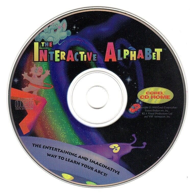 Corel's The Interactive Alphabet (CD, 1995) for Win/Mac - NEW CD in SLEEVE - £3.13 GBP