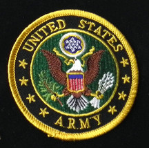 Us Army Embroidered Patch 3 Inches Made In The Usa - £4.66 GBP