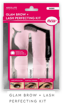 ABSOLUTE NEW YORK GLAM BROW + LASH PERFECTING KIT EAGK01 - $37.82 MXN