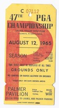 1965 PGA Championship Full Unused Ticket 1st Tournament Round August 12th Rare - £373.47 GBP