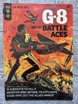 Vintage Gold Key G-8 Y Su Batalla Ases N º 1 El Secreto Arma Cómic 1966 - $12.91 CAD