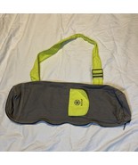 Gaiam Full-Zip Yoga Mat Bag Gray with Cargo Pocket Adjustable Strap - $20.42 CAD