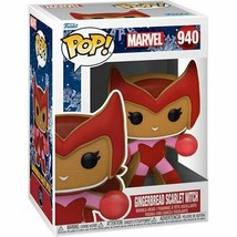 NEW SEALED 2021 Funko Pop Figure Marvel Holiday Gingerbread Scarlet Witch - $19.79
