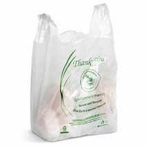 T-Shirt Thank You Plastic Grocery Store Shopping Carry Out Bag 700ct 12x6x22 - £72.06 GBP